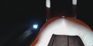 Fucking my sex doll in public