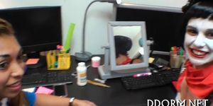 Winsome and racy college party - video 51