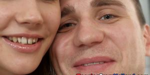 Railed euro teen creamed