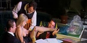 Bambola teased by three men (Nicky Ranieri)