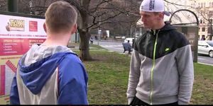 GAME FOR GAY - Taxi driver gets tricked into anal