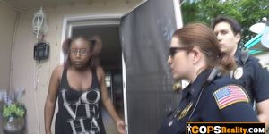 Two slutty MILFs are taking turns to suck this huge black shlong