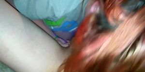 Prostate play and deep throating for shaking orgasm