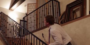 BIG DICKS AT SCHOOL - Muscled hunk fucks masturbating bear