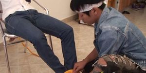 GAY ASIAN NETWORK - Bound asian twink fucked