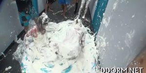 Enticing and rowdy threesome sex - video 9