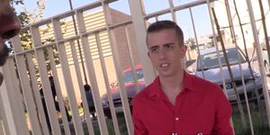 Tiny teen rides huge cock - video 37