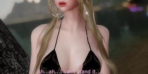 skyrim Goddess NTR part5 in the initial beach