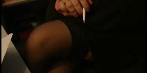 Nerdy granny wants young cock