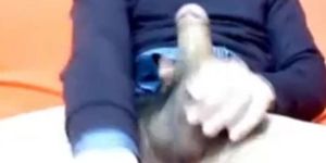 Italian Str8 Guy with Big Cock cums on cam 118