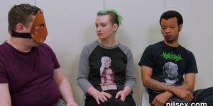 Wacky sweetie was taken in butt hole nuthouse for uninhibited therapy