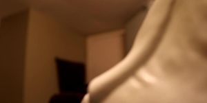 Spy cam catches gfs roommate showering in new apt after a meeting (NURSE). Camera died at the end