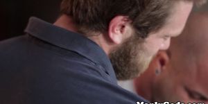 BIG DICKS AT SCHOOL - Antonio Aguilera buttfucks Colby Keller