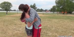 Sexy teen enjoys a big cock in her wet pussy