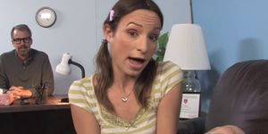 DOGFARTNETWORK - Amber Rayne gets BBC anal in front of her father (Amber Rain)