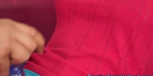 Jizz sprayed teenager - video 1