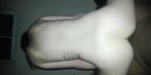 White chick has sex with BBC
