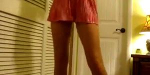 Blonde Babe In Heels Being A Tease
