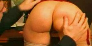 Boss fucking his mature secretary at office