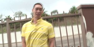 Black homie takes dick