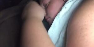 White girl sucks bbc after the party