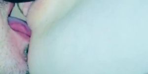 Squirting in his face whilst he licks my ass and pussy