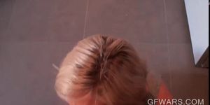 Horny ex-GF gives BJ and gets pumped instead