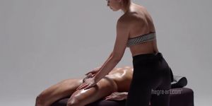 Playful penis massage