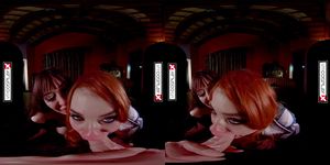 VRCosplayXcom Yen And Triss Enjoy Lesbian Session In Witcher XXX (Misha Cross, Samantha Bentley)
