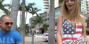 Gulping a tough schlong - video 16