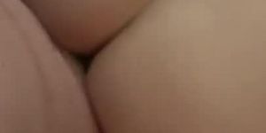 Slut wife talks dirty as I screw her asshole