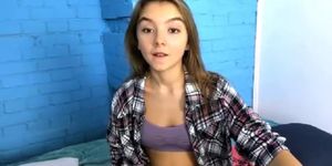 Elena Nikos on the bed