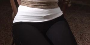 Bondaries - Victoria chair-tied and tit-grabbed