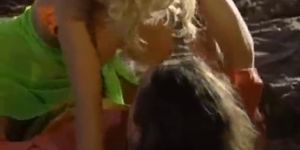 Stacy Valentine on the beach - video 1