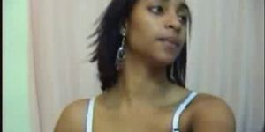 Hot ebony girlfriend open pussy cam show part3