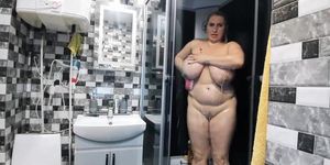 shower and playtime