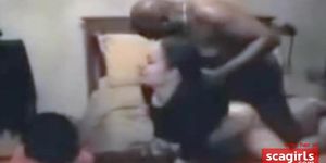 90s Girl cheats on husband with 2 BBCs
