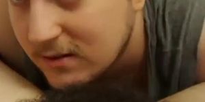Bf Licks My Hairy Black Pussy And Then He Fucks Me