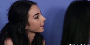 Cfnm babes in high heels jerk off