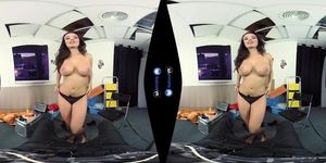 BaDoinkVR Anissa Kate Interrogating You With Her Pussy In Virtual Reality