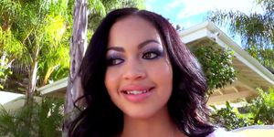 Brunette Karissa Kane Body Banged
