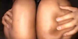 AMBW Ebony Gisele interracial with Asian guy (Blasian Blasian)