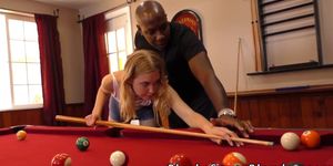 Petite blonde rides bbc