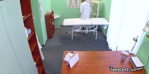 Doctor cumming with hot nurse