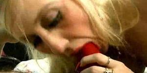 Hot Blonde Cougar Dalny Stocking Sex