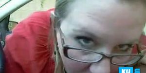 Sucking Daddys Dick In The Car