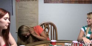 Intriguing fellatio with babes