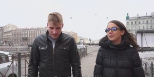 Petite spex teen doggystyled after cockriding