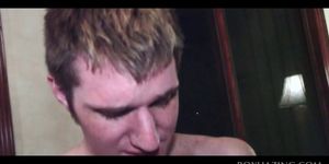 College boy gets fucked in the ass for fraternity