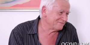 Young girl gives a blow to old rod - video 9